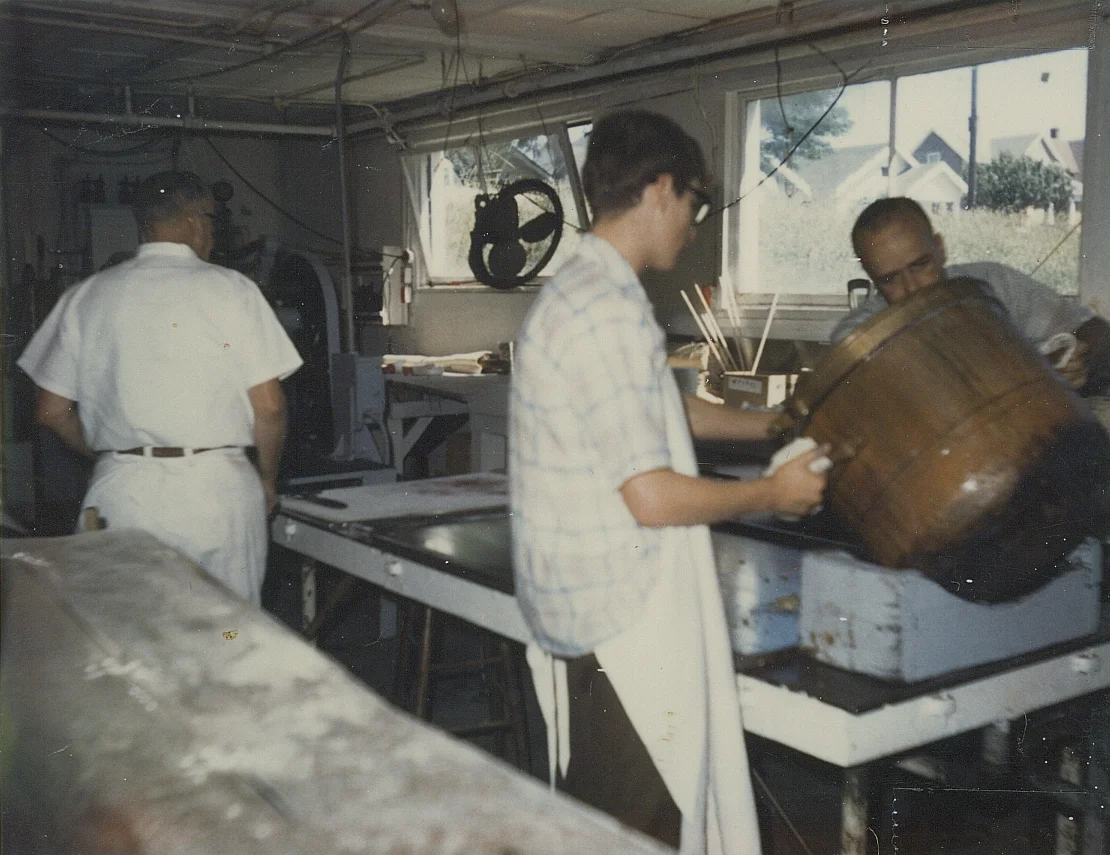 The Marcoe basement kitchen where every batch was hand-cooked.