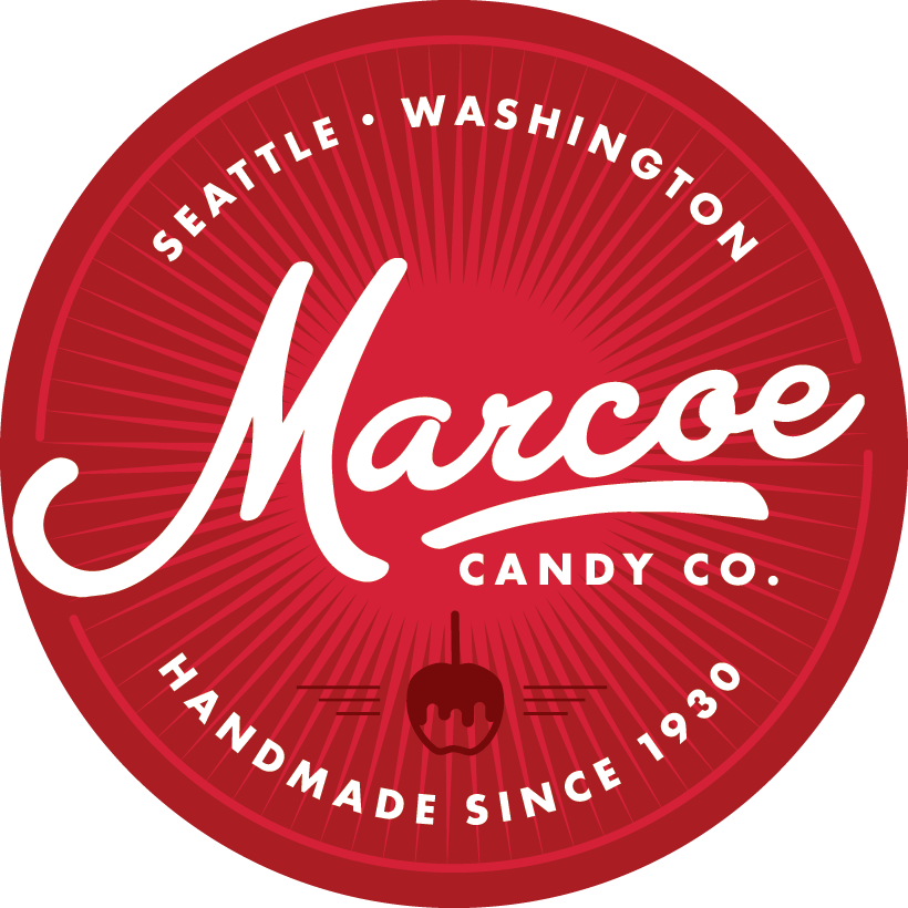 Marcoe Candy Co. medallion logo