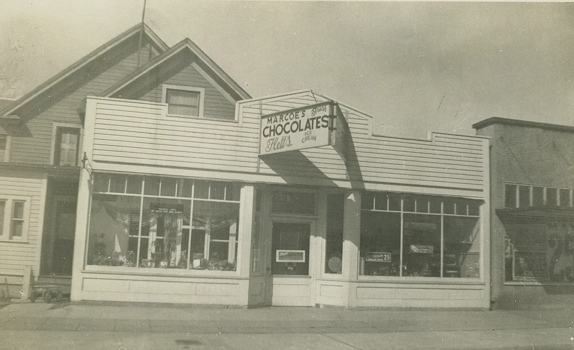 Inside the original Marcoe's Candy store in Tacoma.